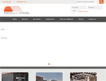 Tablet Screenshot of daybreakexpress.com